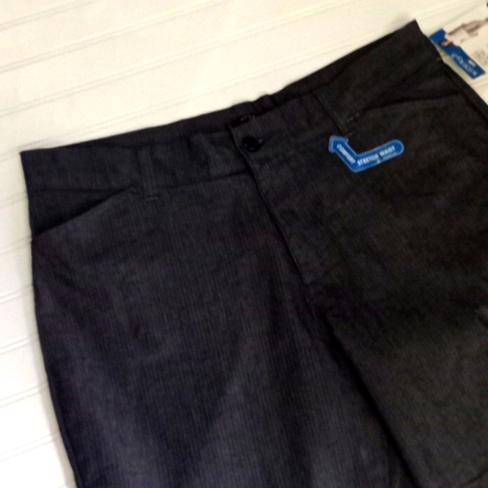 Riders By Lee Herringbone Gray Straight Leg Pants -#1776+